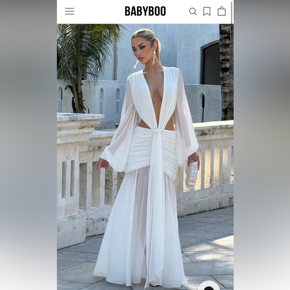 Babyboo- Andrina Maxi Dress - Ivory